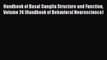 [Read book] Handbook of Basal Ganglia Structure and Function Volume 24 (Handbook of Behavioral