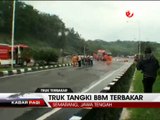 Truk Tangki BBM Terbakar di Semarang