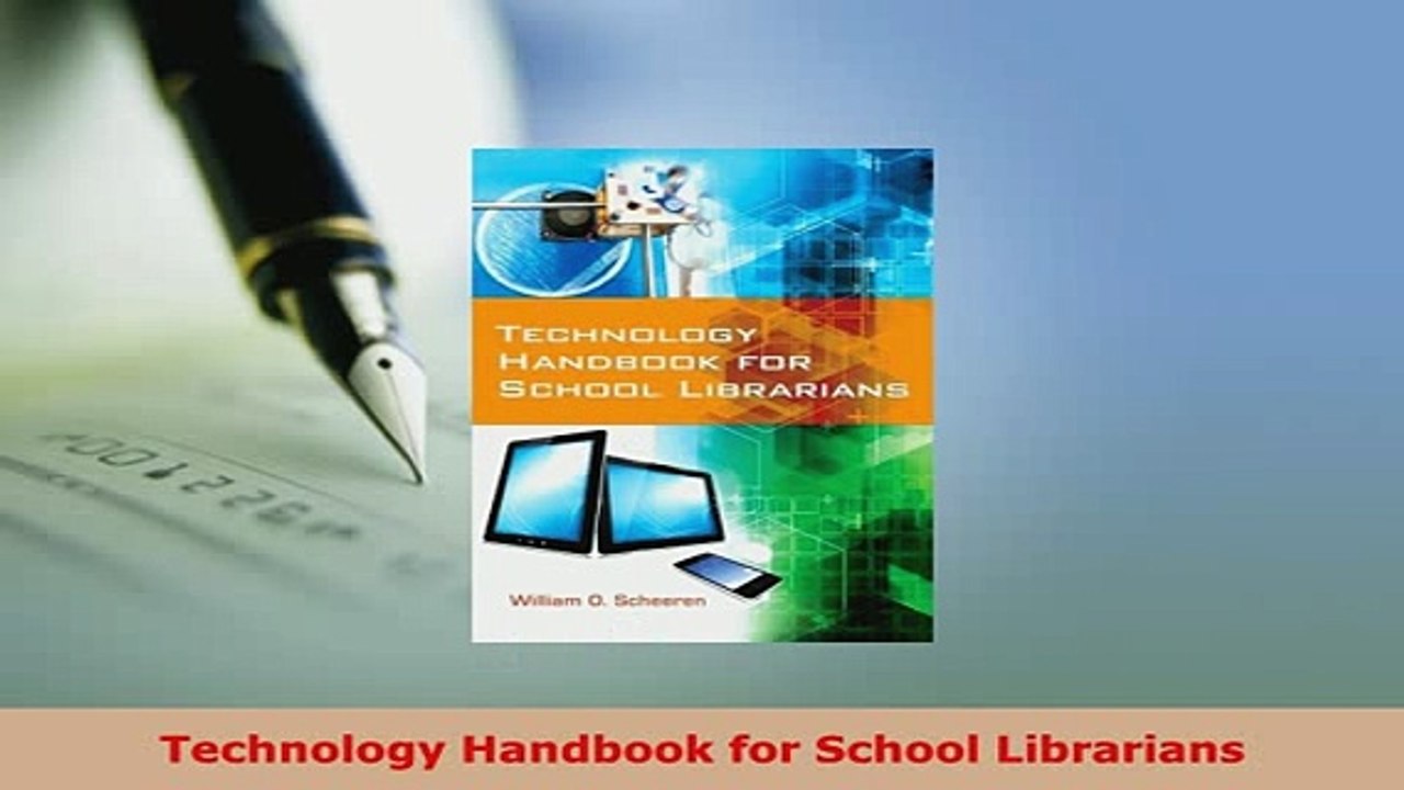 Download  Technology Handbook for School Librarians Free Books