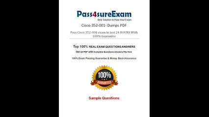 352-001 Questions Answers With 100% Passing Guarantee