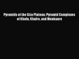 PDF Pyramids of the Giza Plateau: Pyramid Complexes of Khufu Khafre and Menkaure  EBook