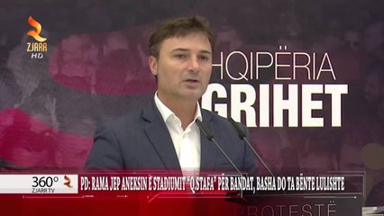 360° Gradë -PD  RAMA JEP ANEKSIN E STADIUMIT “Q STAFA” PËR BANDAT, BASHA DO TA BËNTE LULISHTE