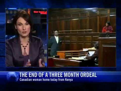 Canadian woman home from Kenya - Max Berger CTV Interview