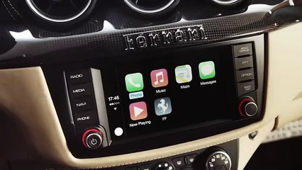 The first FF with CarPlay stays in Italy