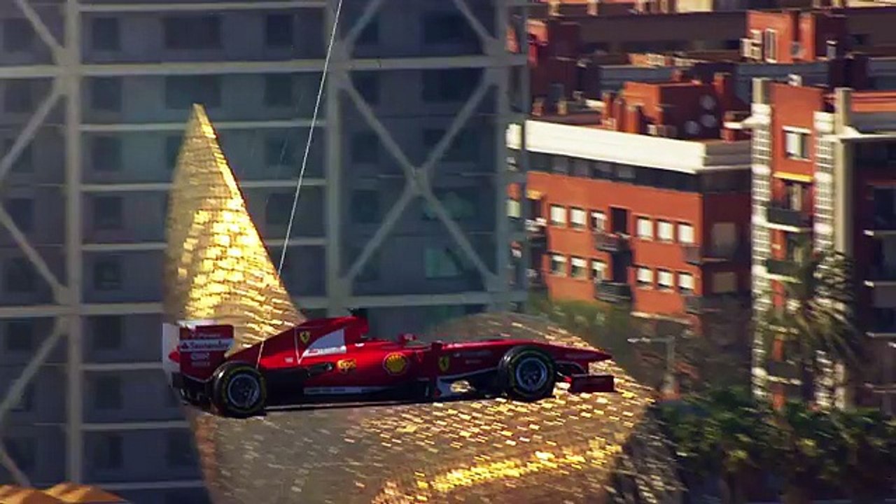 The flying Ferrari