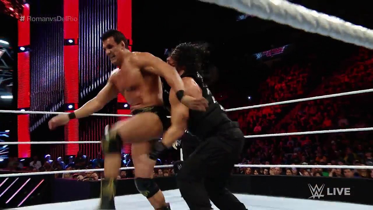 Roman Reigns vs. Alberto Del Rio- Raw, April 25, 2016