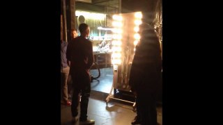 Damian Lillard backstage on the Conan OBrien Show