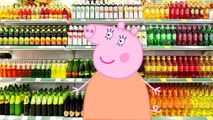 Свинка Пеппа Мультфильм Маму Пеппы сбила Машина Барби в шоке. Peppa Pig