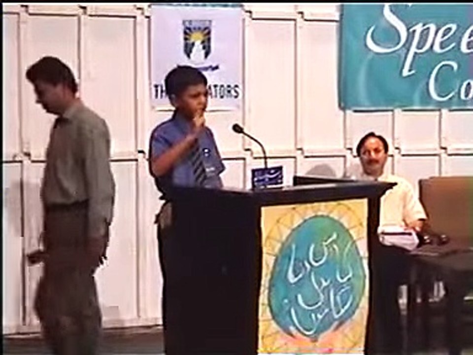A great Speech By A Young Pakistani - YouTube