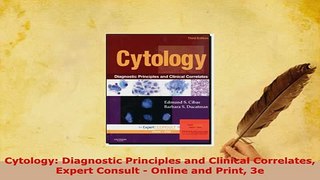 PDF  Cytology Diagnostic Principles and Clinical Correlates Expert Consult  Online and Print PDF Book Free