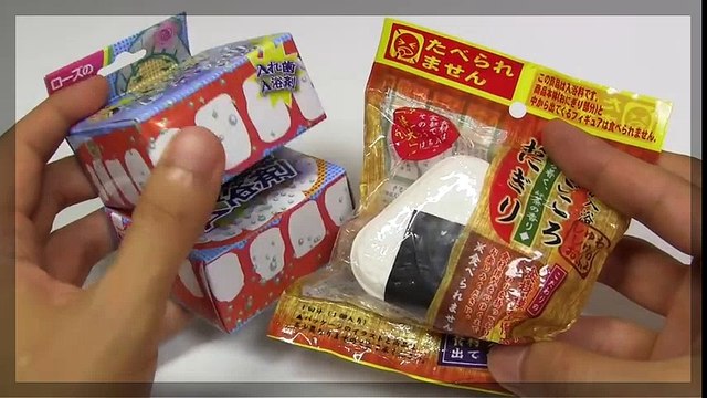 Los Dientes falsos Y Onigiri Baño Pelota a la dentadura postiza y una bola de arroz, autobús bola | HD