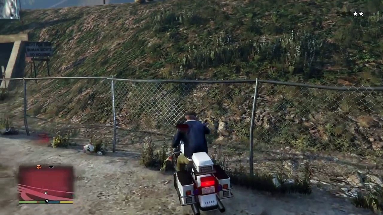 【逃走】グラセフ5おもしろ実況プレイ！警官からバイクを盗んでみた！【実況女神】