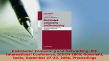 Download  Distributed Computing and Networking 8th International Conference ICDCN 2006 Guwahati  EBook