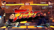 Batalla de Ultra Street Fighter IV: E. Honda vs Ryu