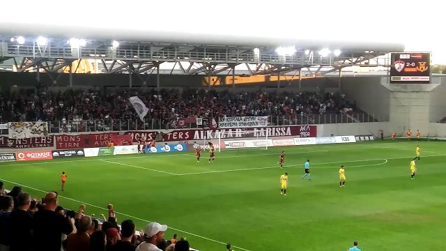 ΑΕΛ-Αναγέννηση Καρδίτσας 3-0 2015-16 To 3-0 & πανηγυρισμοί (gate camera)