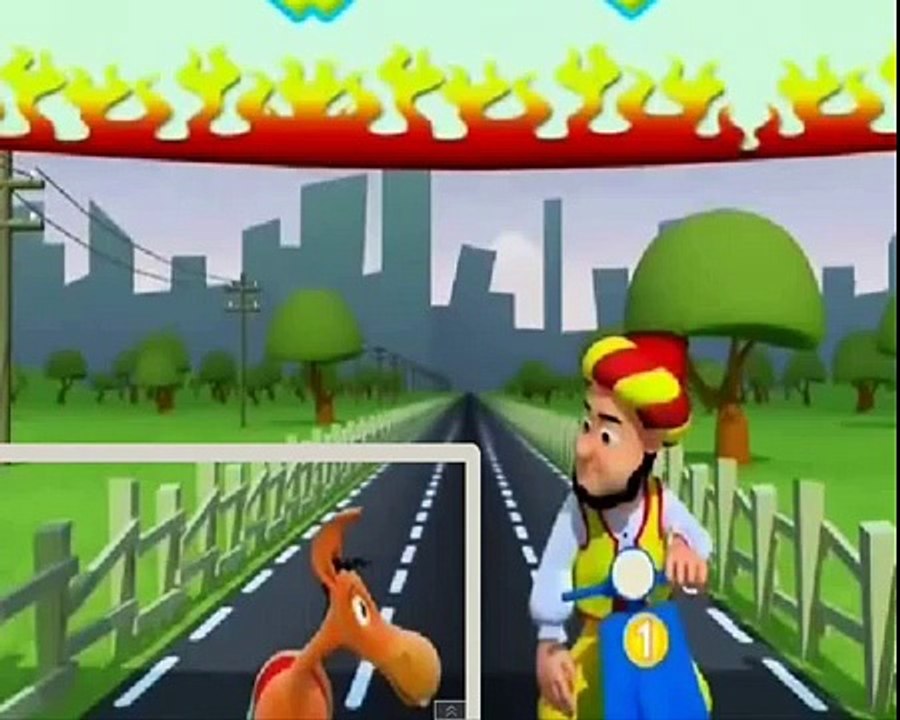 جحا والحمار فى السباق