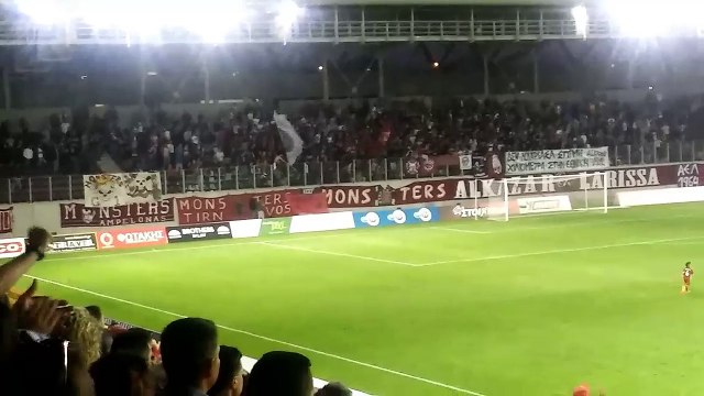 ΑΕΛ-Αναγέννηση Καρδίτσας 2015-16 Χαιρετισμός παικτών (gate camera)