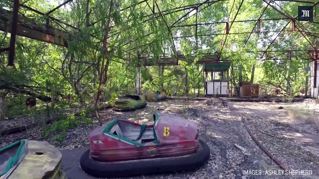 Tchernobyl : des lieux fantômes survolés par les drones