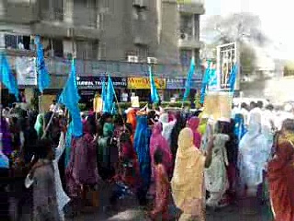 Rally Sindh Peoples Caravan, Arts Council to Karachi Press Club 01-03-2016