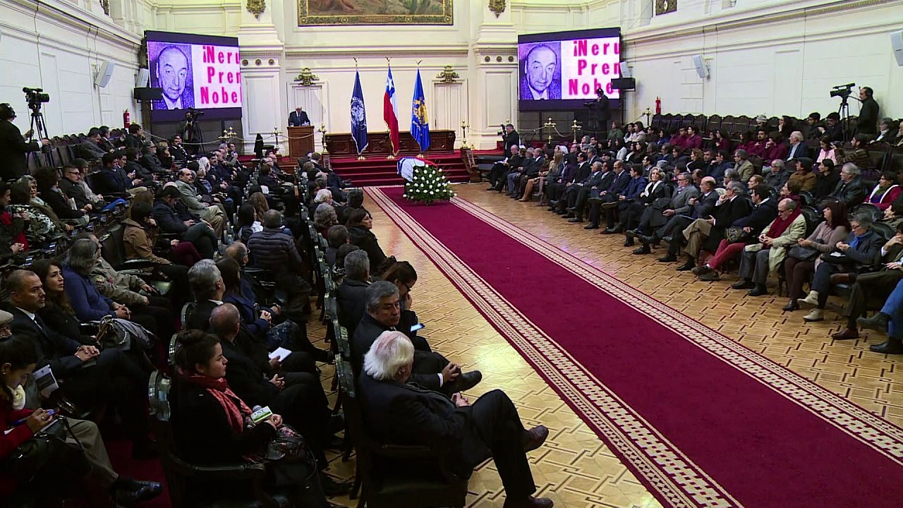 Dernier hommage au poète chilien Pablo Neruda