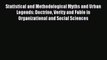 [Read book] Statistical and Methodological Myths and Urban Legends: Doctrine Verity and Fable