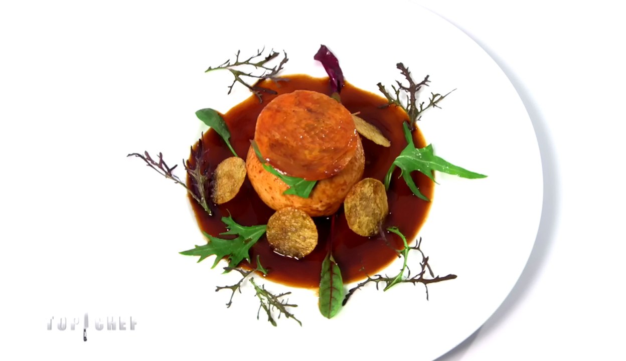 Ballotines de poulet cœur coulant par Michel Sarran