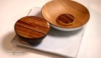 Tartelette mousse au chocolat fumé et glace au bois par Emmanuel Renaut