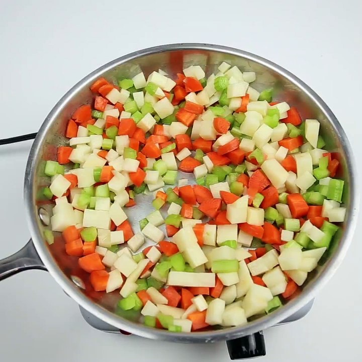 This is our favorite way to serve chicken pot pie