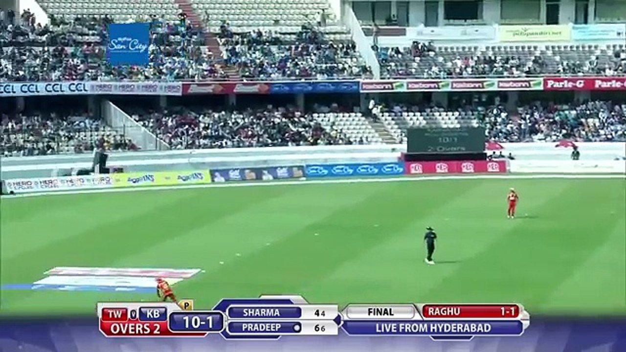 CCL6 Finals - Telugu Warriors VS Karnataka Buldozers  1st Innings Fours & Sixes