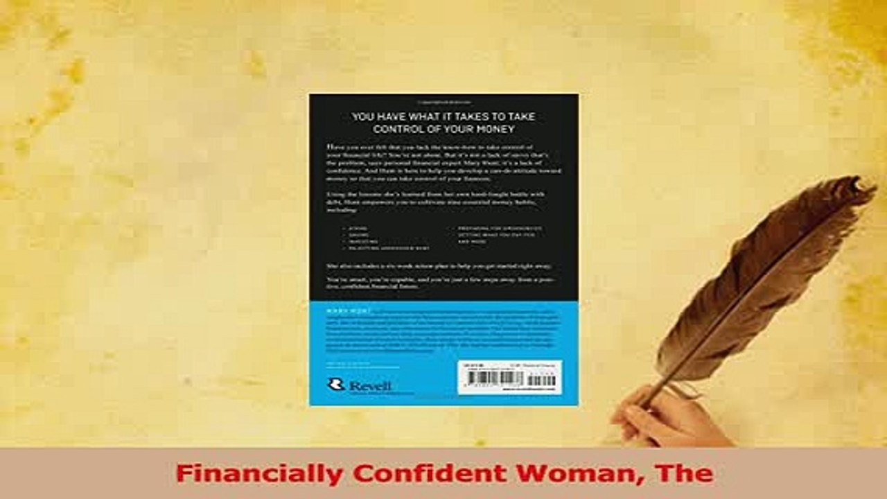 Read  Financially Confident Woman The Ebook Free