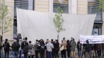 Manif-action des intermittents à Caen le 25 avril 2016