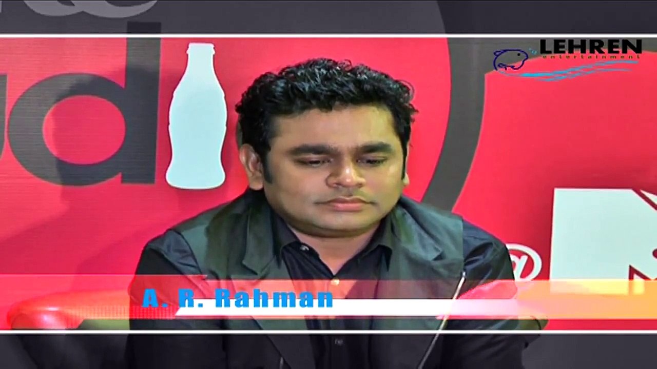 A R Rahman Unplugged on Mtv Coke Studio (Must Watch)