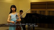 Rode caprice no.24 & Mozart violin concerto no. 2, KV 211, mov.2