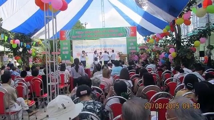 DÙ CHE NGOÀI TRỜI VÀ LỄ KHAI TRƯƠNG CƠ SỞ MỚI TRƯỜNG GDCB KHAI TRÍ TẠI CỦ CHI