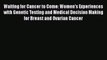 [Read book] Waiting for Cancer to Come: Women’s Experiences with Genetic Testing and Medical