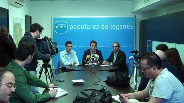 Rueda del prensa del PP del Ayuntamiento de Leganés del 26 de abril de 2016