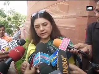 Panic button in mobiles: Credit should be given to PM Modi, says Maneka Gandhi