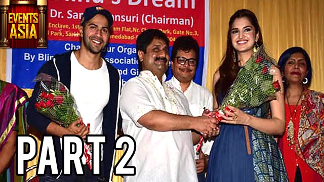 Varun Dhawan Supports The NGO & Blind Girls | Part 2 | Events Asia