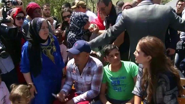 Rania de Jordanie réclame des routes plus sûres pour les réfugiés