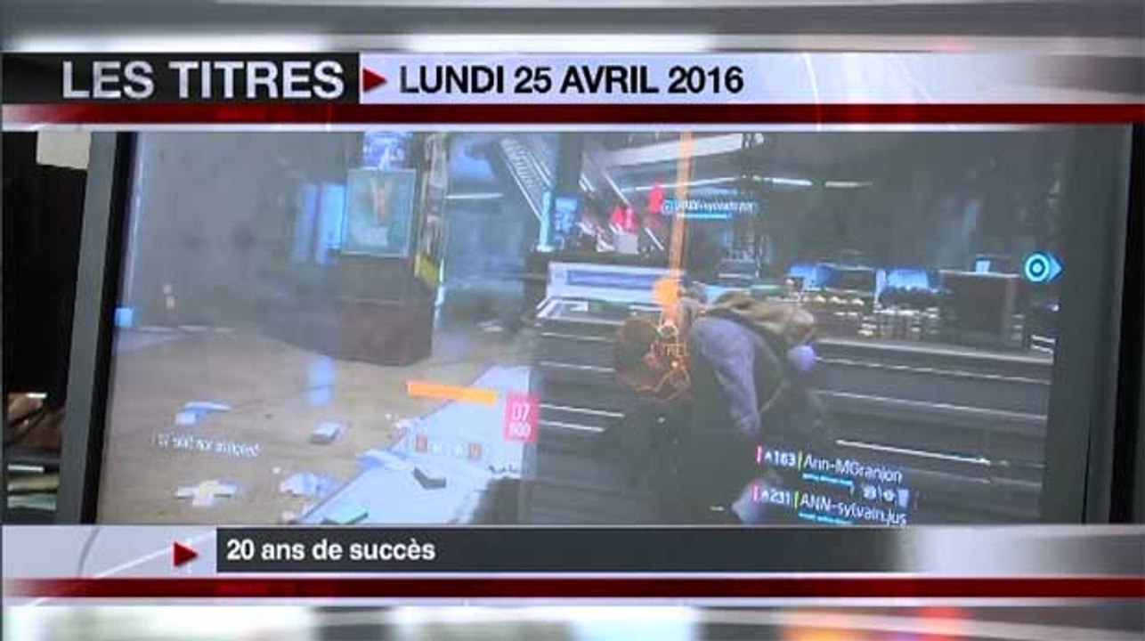 JT du lundi 25 avril 2016