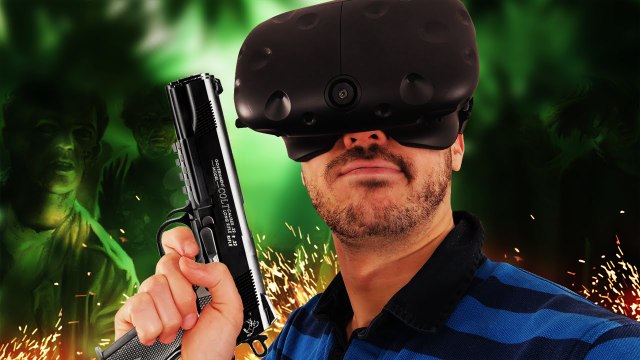 LE BLED'ART-COMMENT FRACASSER DES ZOMBIES ! Zombie Simulator HTC Vive