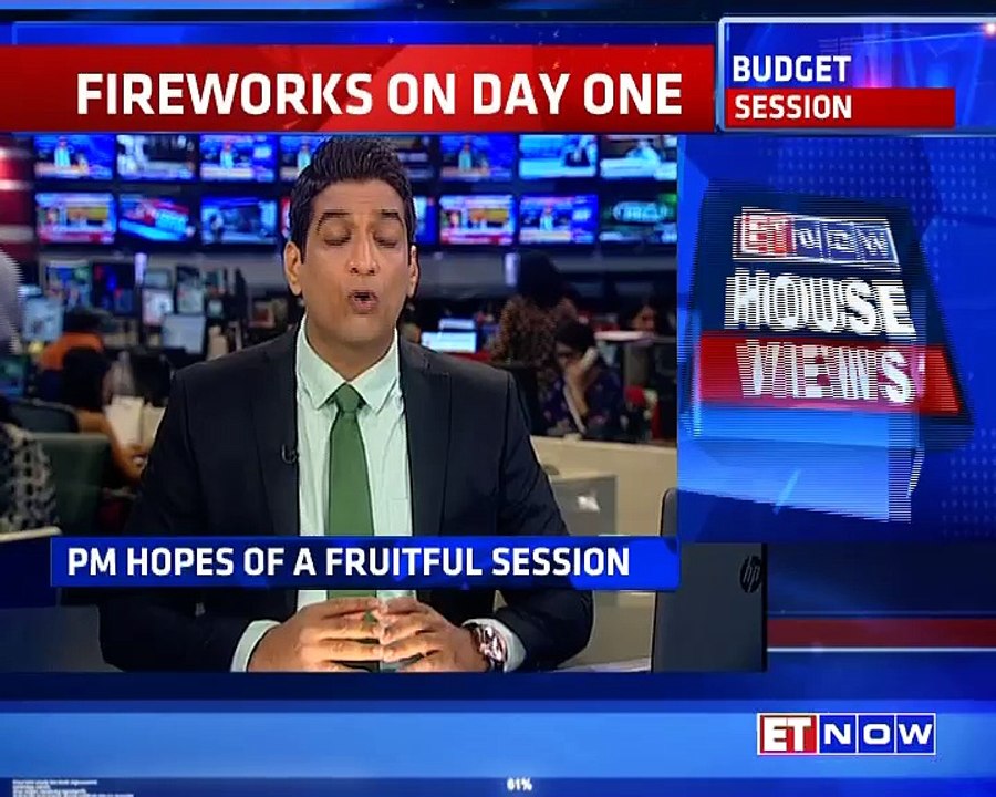 Fireworks On Day One Of Budget Session