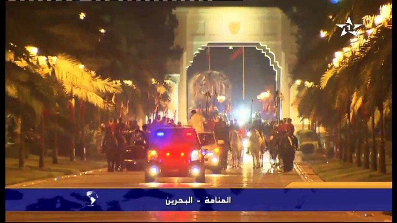 قصر الصخير ومراسم الاستقبال الرسمي لجلالة الملك الذي يقوم بزيارة أخوة وعمل لمملكة البحرين..الاثنين 25 أبريل 2016