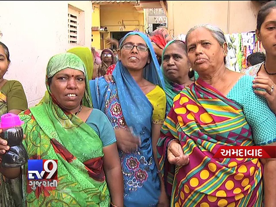 Ahmedabad: Foul-smelling dirty water supply to Behrampura residents - Tv9 Gujarati