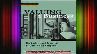 Downlaod Full PDF Free  Valuing A Business 4th Edition Full EBook
