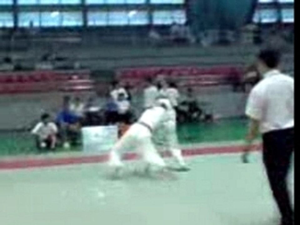 Me fighting during age grp judo championships 2007