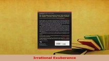 Read  Irrational Exuberance Ebook Free