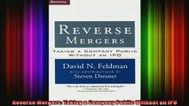 READ book  Reverse Mergers Taking a Company Public Without an IPO Full Free