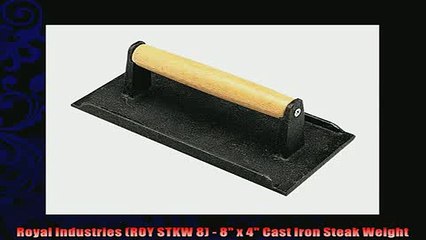 best produk   Royal Industries ROY STKW 8  8 x 4 Cast Iron Steak Weight