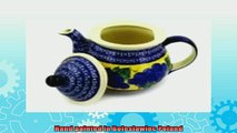 special produk Polmedia Polish Pottery 57 oz Stoneware Tea or Coffee Pot H3166D Hand Painted from Zaklady